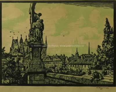  / Na Karlově mostě / František Tavík Šimon