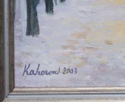  / Zimní podvečer na Kampě / Vladislav Kahoun