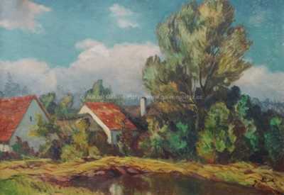  / Chaloupky u rybníka / Jindřich Šimek