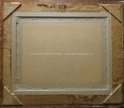  / Večer při tání na rybníce / František Kaván