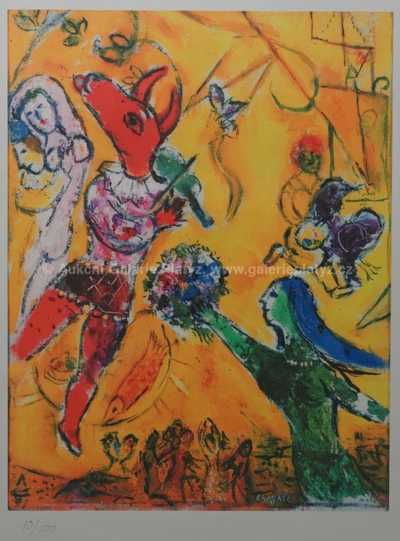  / The Dance and the Circus 1950 / Marc Chagall