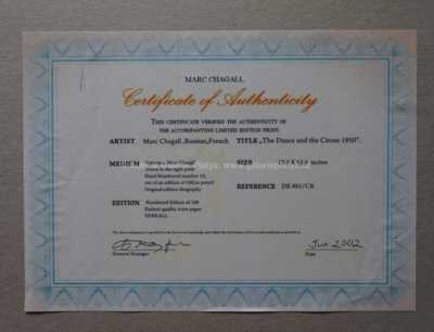  / The Dance and the Circus 1950 / Marc Chagall