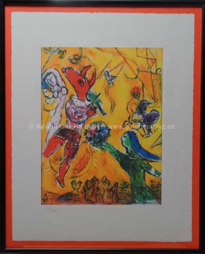 Marc Chagall - The Dance and the Circus 1950