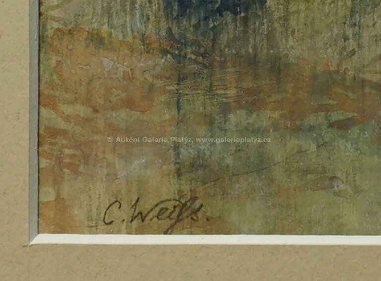  / Před kostelem / Carl Weiss