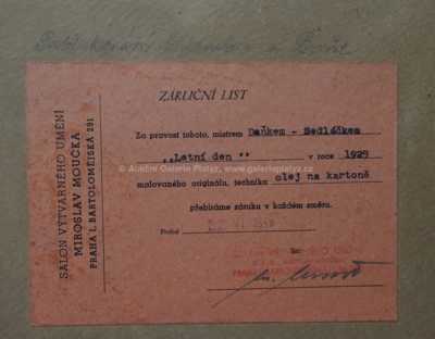  / Letní den / František Daněk - Sedláček