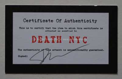  / Madonna /  Death NYC