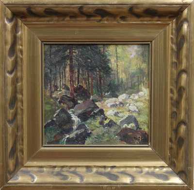 Gustav Porš - Potůček v lese