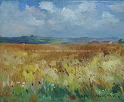  / Lány obilí / Adolf Novák
