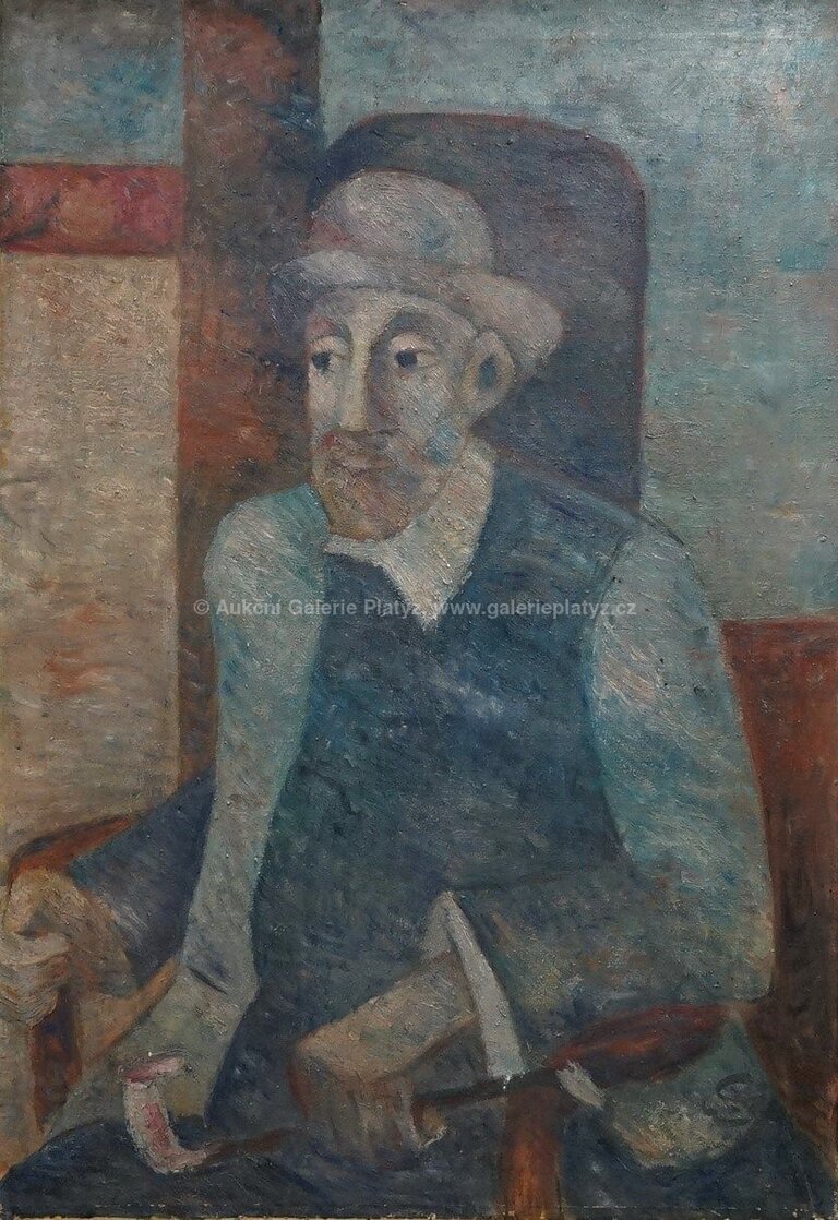  / Muž v křesle /   Autor neurčen