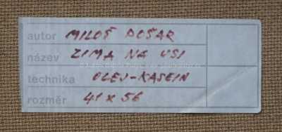  / Zima na vsi / Miloš Pošar