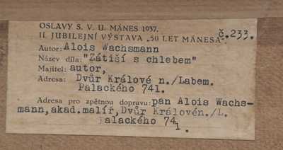  / Zátiší / Alois Wachsman