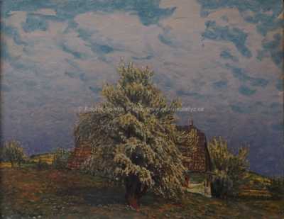  / Roubenka pod rozkvetlým stromem / Jan Honsa