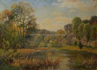  / Rybník v lese / Karel Langer