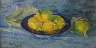  / Zátiší s citrony / Miloslav  Holý