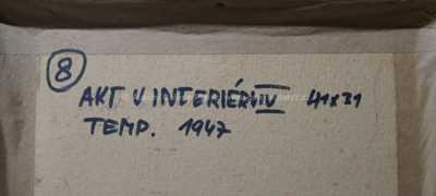  / Akt v interiéru / František Emler