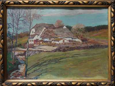 Gustav Porš - Potůček u chaloupky