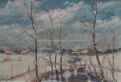  / Zimní krajina / Josef Kilián