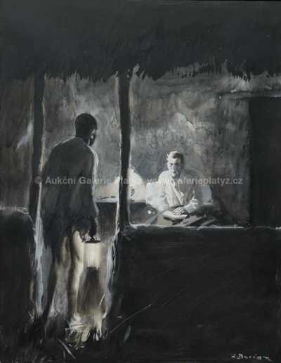  / Noční návštěva / Zdeněk Burian