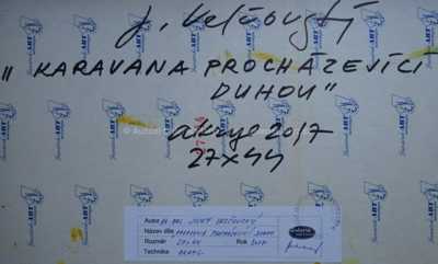  / Karavana procházející duhou / Josef Velčovský