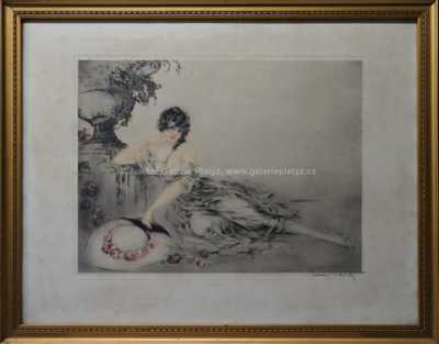 Louis Icart - Dívka