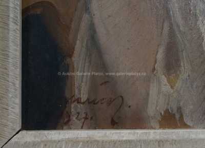  / Dívka s vějířem / Bohumil Mareček