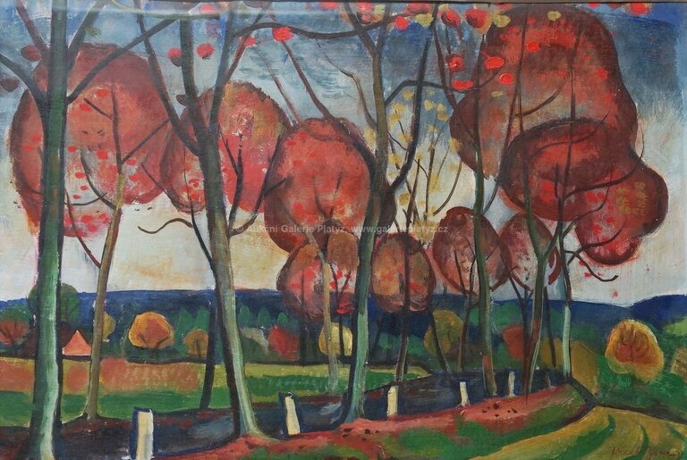 / Barevné stromy / Vlastimil  Beneš
