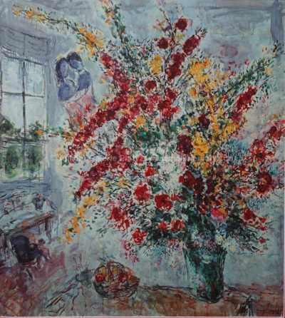  / Bouguet de genéts et pomes / Marc Chagall