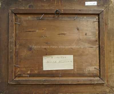  / Krajina v bouři s lávkou a potokem / A. B. Piepenhagen