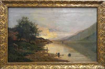 Fritz Chwala - Červánky nad jezerem