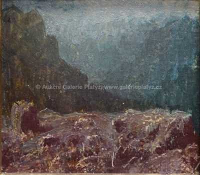  / Tři studie horských krajin / A. B. Piepenhagen