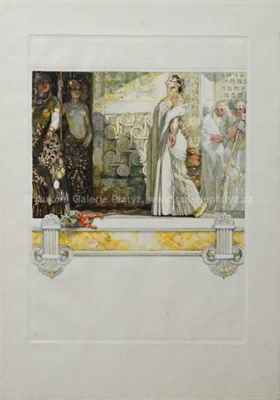  / Příchod Casandry do paláce Agamemnona / František Kupka