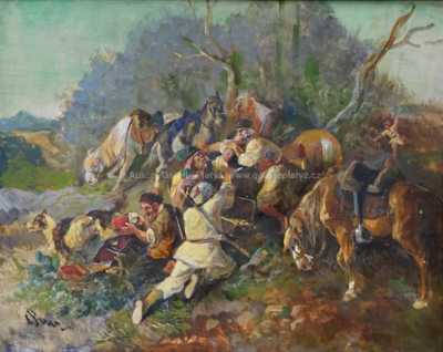  / Dělení kořisti / Joseph von Berres