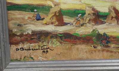  / Ve žních u sv. Mikuláše v Mladé Vožici / Ota Bubeníček