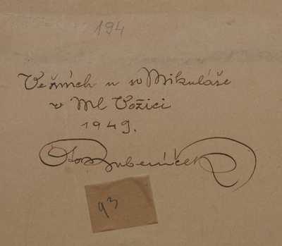  / Ve žních u sv. Mikuláše v Mladé Vožici / Ota Bubeníček