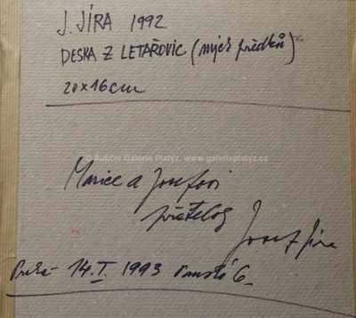  / Deska z letařovic / Josef Jíra