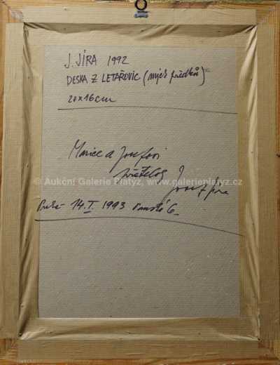  / Deska z letařovic / Josef Jíra