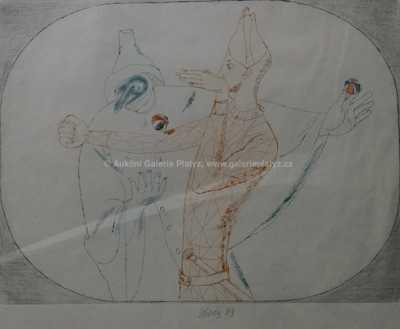  / Commedia dell´arte / František  Tichý