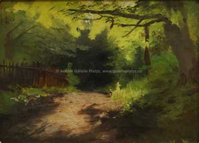  / Ve stínu stromů / Johann Friedrich Hennings