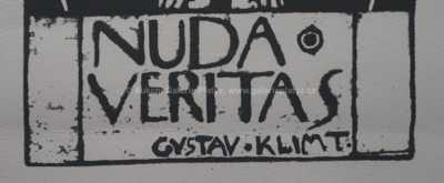  / Nuda Veritas / Gustav Klimt