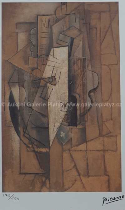  / Kubistická kompozice / Pablo Picasso