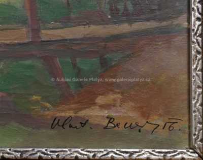  / Lávka přes potok / Vlastimil  Beneš