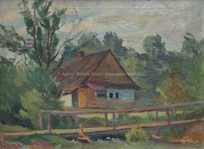  / Lávka přes potok / Vlastimil  Beneš