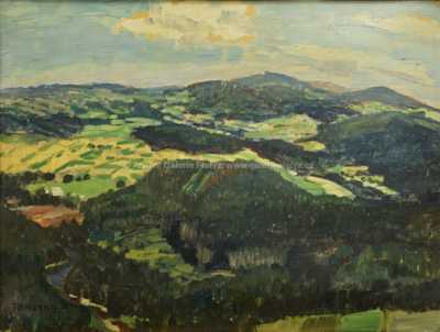  / Pohled na Kašperské Hory / Jaroslav Panuška