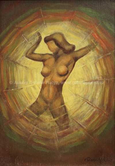  / Dívka v pavučině / František Drtikol