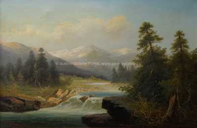  / Alpská řeka / Adolf Kaufmann