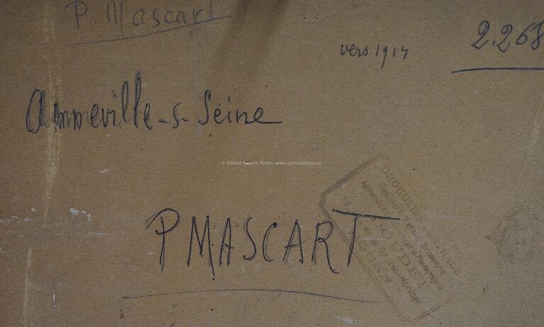  / Vesnička s kostelíkem / Paul Mascart