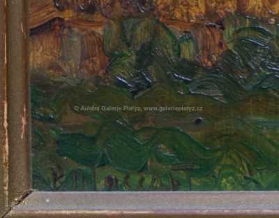  / Vesnička s kostelíkem / Paul Mascart