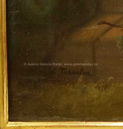  / Dívka u okna / Albert Tschautsch