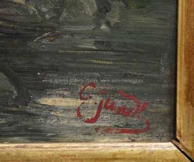  / Dívka u potoka /   Autor neurčen