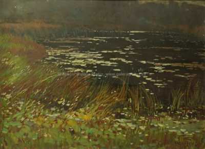  / Podvečer na rybníce / Jaroslav Panuška